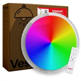 Потолочный светильник Vestum CRYSTAL звездное небо 60Вт 395x60мм 3000К-6500К RGB