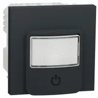 Датчик движения Schneider Electric NU352554 с выключателем 10А (антрацит)