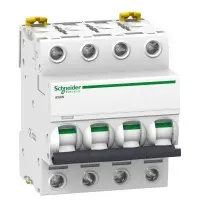 Автоматичний вимикач Schneider Electric iC60N A9F79463 4P 63A C Автоматичний вимикач Schneider Electric iC60N A9F79463 4P 63A C
