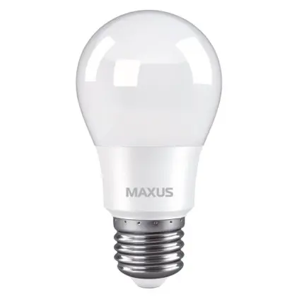 Світлодіодна лампа Maxus A55 8Вт 3000K 220В E27 (1-LED-773) Світлодіодна лампа Maxus A55 8Вт 3000K 220В E27 (1-LED-773)