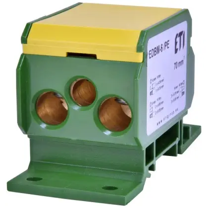 Розподільний блок ETI 001102417 EDBM-6/PE (192А 1x4-70; 2x4-50; 1x4-25) Розподільний блок ETI 001102417 EDBM-6/PE (192А 1x4-70; 2x4-50; 1x4-25)