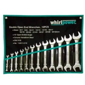 Набір рожкових ключів Whirlpower 1241-1 C12 (23624) 6-32мм (12шт. в чохлі)