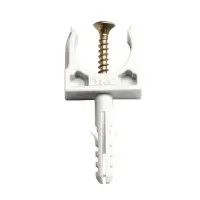 Забивний тримач із засувкою та дюбелем DKC 51316 Ø16мм