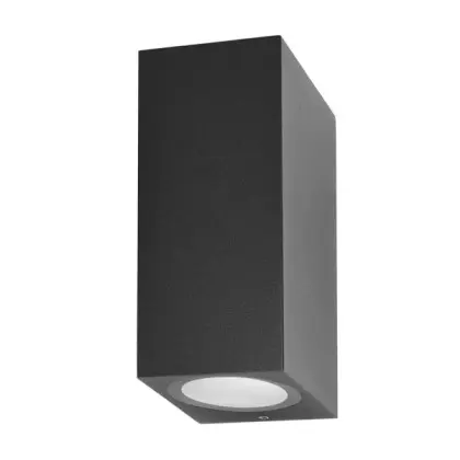 Уличный светильник Italux OWL-2198-1SQ Genta GU10 2x35W IP54 черный Уличный светильник Italux OWL-2198-1SQ Genta GU10 2x35W IP54 черный