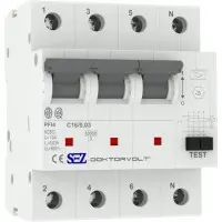Диф автомат SEZ PFI4 C 16A/0,03A (PFI4C_16A/0,03A) Диф автомат SEZ PFI4 C 16A/0,03A (PFI4C_16A/0,03A)