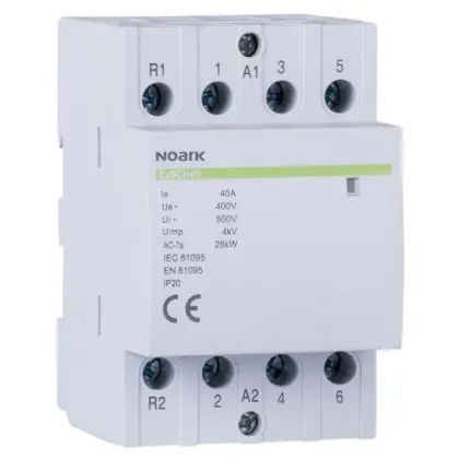 Модульний контактор NOARK Ex9CH40 40 220В 40А 4NO (102420) Модульний контактор NOARK Ex9CH40 40 220В 40А 4NO (102420)