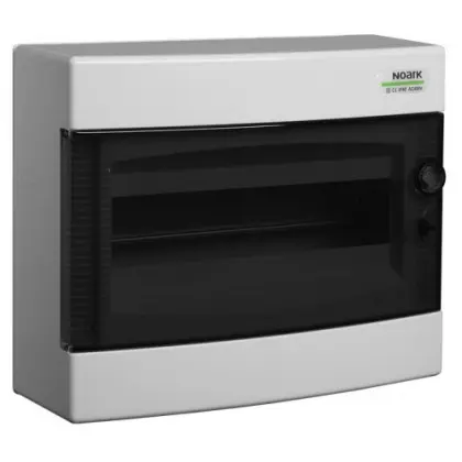 Настенный модульный щиток NOARK PNS 12T прозрачные двери 12м IP40 (101498) Настенный модульный щиток NOARK PNS 12T прозрачные двери 12м IP40 (101498)