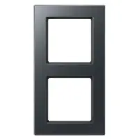 Рамка 2-постова Jung A 550 A5582BFANM антрацит Рамка 2-постова Jung A 550 A5582BFANM антрацит
