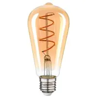 Філаментна LED лампа Vestum 1-VS-2703 ST64 Е27 4Вт 220В 2500К golden twist «вінтаж» Філаментна LED лампа Vestum 1-VS-2703 ST64 Е27 4Вт 220В 2500К golden twist «вінтаж»