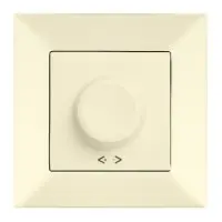 Світлорегулятор поворотний Meridian, 1000W RL, кремовий Світлорегулятор поворотний Meridian, 1000W RL, кремовий