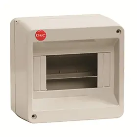 Щит настенный DKC Ram Base 6 модулей без дверей RAL 7035