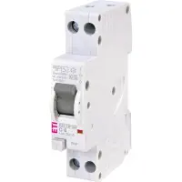 Диференціальний автомат ETI 2176131 KZS-1M UNI C 6/0,03 тип AC (6kA) універсальне підключення Диференціальний автомат ETI 2176131 KZS-1M UNI C 6/0,03 тип AC (6kA) універсальне підключення