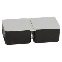 Металлическая напольная коробка Legrand 54003 8М под заливку в бетон