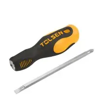 Отвертка двухсторонняя Tolsen РН2+SL6x1.2 Отвертка двухсторонняя Tolsen РН2+SL6x1.2