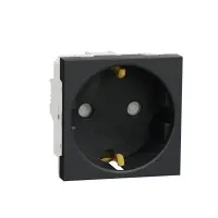 Розетка с заземлением Schneider Electric Unica New NU303754 из шторк 16А винтовой зажим антрацит Розетка с заземлением Schneider Electric Unica New NU303754 из шторк 16А винтовой зажим антрацит