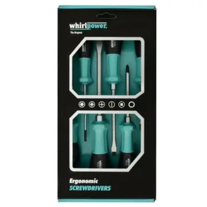 Набор отверток Whirlpower S11-0506 (23315) SL/PH (6шт в блистере) Набор отверток Whirlpower S11-0506 (23315) SL/PH (6шт в блистере)