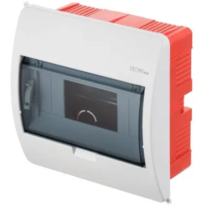 Встроенный щиток Elektro Plast 2412-01-RP 1/8 (N + PE) ELEGANT IP40 (2412-01) Встроенный щиток Elektro Plast 2412-01-RP 1/8 (N + PE) ELEGANT IP40 (2412-01)