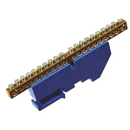 Изолированная шина TNSy «N» ШЛИ6х9-18 на DIN-рейку синяя (TNSy5500187) Изолированная шина TNSy «N» ШЛИ6х9-18 на DIN-рейку синяя (TNSy5500187)