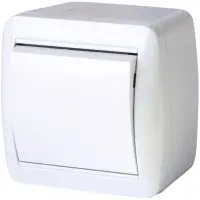 Одноклавишный переключатель E.Next e.aqua.1121.gr IP44 (s035053)