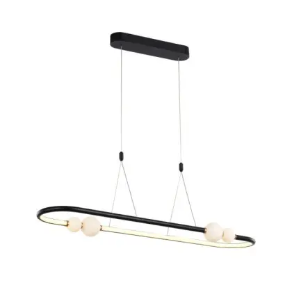 Подвесной светильник, люстра Italux PND-20112035-1C-BL Lozanna LED 1x44W 3000K 2640Lm IP20 черный Подвесной светильник, люстра Italux PND-20112035-1C-BL Lozanna LED 1x44W 3000K 2640Lm IP20 черный