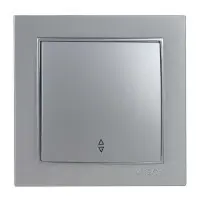 Выключатель Nilson Thor серебро 1кл проходной ( 27131007 )