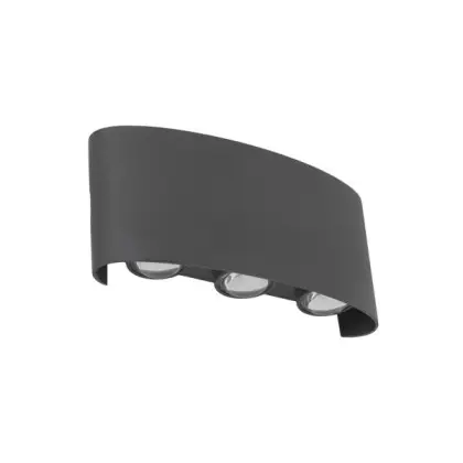 Уличный светильник TK Lighting 18085 Arrow LED 6x1W 3000K 480Lm IP54 серый