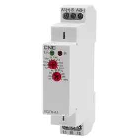 Реле затримки включення CNC Electric YCT8-A1 AC/DC 12-240В 1СО 16А АС1 250В/DC 24В (Б00044211)