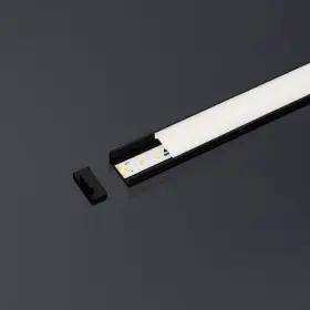 LED-профіль COLORS накладний, 2,5 метра (BS1607_2,5(black))