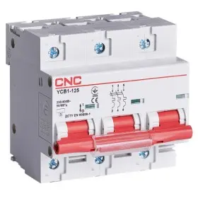Модульный автоматический выключатель CNC YCB1-125 3Р 10кА D 63А (Б00031643)