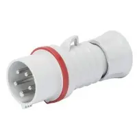 Переносна вилка GEWISS IP44 3P+E 32A 400В (GW60019H) Переносна вилка GEWISS IP44 3P+E 32A 400В (GW60019H)