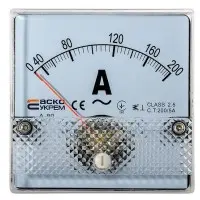 Амперметр трансформаторного включення Аско-Укрем 200/5А АС 80х80мм (А-80) (A0190010051)