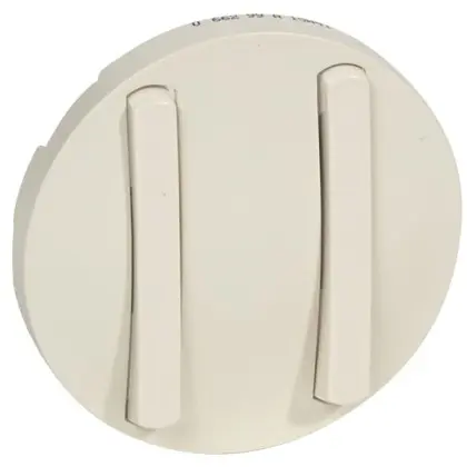 Двойная клавиша выключателя Legrand Celiane (066299) Slim (слоновая кость)
