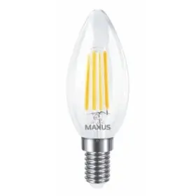 Филаментная лампа Maxus C37 FM 220Вт E14 Clear (1-MFM-733)