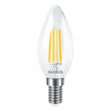 Філаментна лампа Maxus C37 FM 220Вт E14 Clear (1-MFM-733) Філаментна лампа Maxus C37 FM 220Вт E14 Clear (1-MFM-733)