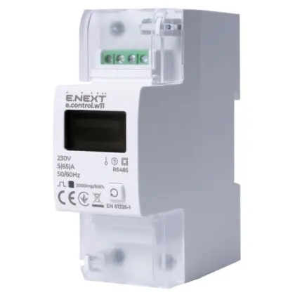Однофазный счетчик E.Next e.control.w11 5(65)А 1.0 RS485 (i0310042) Однофазный счетчик E.Next e.control.w11 5(65)А 1.0 RS485 (i0310042)