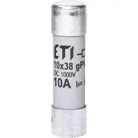 Предохранитель ETI 002625105 CH 10x38 gPV 10A 1000V (10kA) UL Предохранитель ETI 002625105 CH 10x38 gPV 10A 1000V (10kA) UL