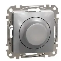Универсальный поворотный светорегулятор Schneider Electric алюминий SDD113502 Универсальный поворотный светорегулятор Schneider Electric алюминий SDD113502
