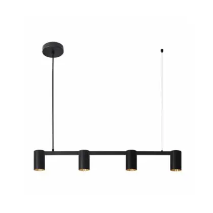 Подвесной светильник, люстра Goldlux 326171 Maribel GU10 4x10W IP20 Черный