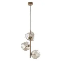 Подвесной светильник, люстра TK Lighting 11107 Lava G9 3x8W IP20 бежевый