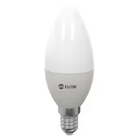 Светодиодная LED лампа ELCOR 534300 Е14 C37 5Вт 4200К