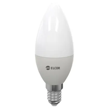 Світлодіодна LED лампа ELCOR 534300 Е14 C37 5Вт 4200К