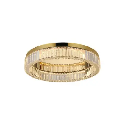 Люстра Azzardo AZ5784 Spark LED 1x48W 3000K 2560Lm IP20 золотая