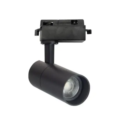 Трековый светильник Goldlux 329042 Shark LED 1x10W 4000K 850Lm IP20 черный