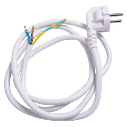 Вилка зі шнуром E.Next e.wire.plug.white.1,5 3х1,5 1,2м білий (l020013) Вилка зі шнуром E.Next e.wire.plug.white.1,5 3х1,5 1,2м білий (l020013)