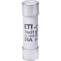 Запобіжник ETI 002637115 CH 14x51 gPV 36A 1000V (10kA) Запобіжник ETI 002637115 CH 14x51 gPV 36A 1000V (10kA)