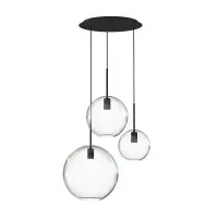 Підвісний світильник, люстра Nowodvorski 7788 Sphere III E27 3x40W IP20 Чорний