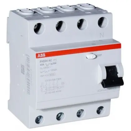 УЗО ABB FH204 AC-40/0,03, 40А, 30 мА, AC УЗО ABB FH204 AC-40/0,03, 40А, 30 мА, AC