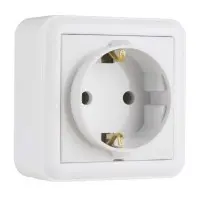 Розетка Nilson Unique біла 1-на з заземленням ( 28111017 )