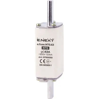 Плавкий предохранитель E.Next e.fuse.NT0.63 габарит 0 63А (i0760050)