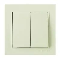 Выключатель Nilson Thor кремовый 2кл ( 27121003 )